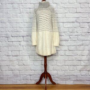 Anthropologie Sleeping on Snow Shelby Alpaca Blend Eyelash Sweater Dress